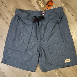 Mens Howler Brothers Blue Patterned Shorts Sz 36